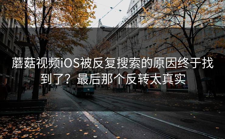 蘑菇视频iOS被反复搜索的原因终于找到了？最后那个反转太真实
