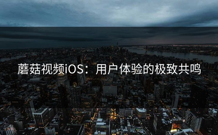 蘑菇视频iOS：用户体验的极致共鸣