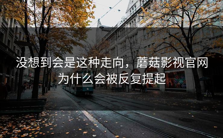 没想到会是这种走向，蘑菇影视官网为什么会被反复提起